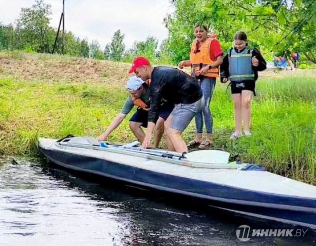 ´Трудно только первые 10-15 минут´. Как шинники сплавлялись по реке Птичь.