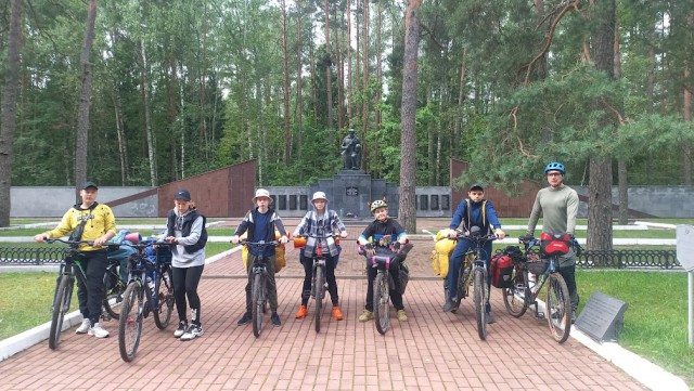 В путешествие на велосипеде.
