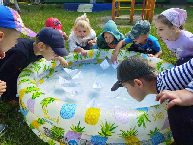 игры с водой.