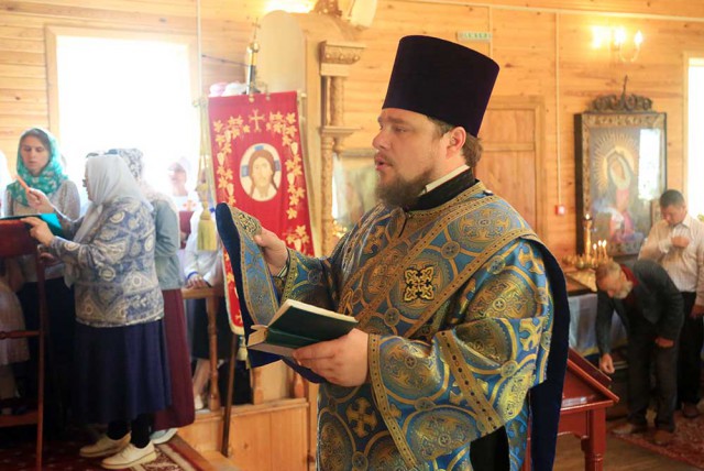 Праздник Успения Пресвятой Владычицы нашей Богородицы и Приснодевы Марии в Ильинском храме г. Бобруйска.