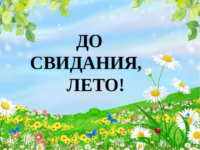 Физкультурный досуг ´До свидания, Лето!´.