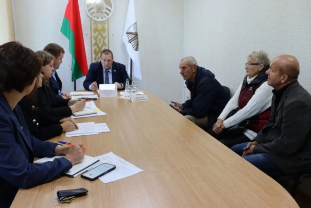 Міхаіл Крыцкі правёў прыём грамадзян.