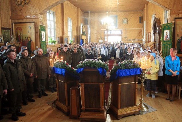 Престольный праздник в Крестовоздвиженском храме г. Осиповичи.