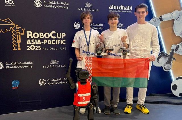 Команда БГУ победила на робототехническом чемпионате в Абу-Даби.