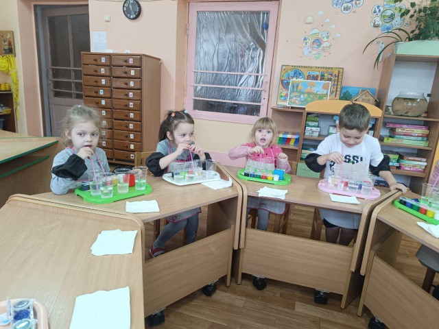 Открытое занятие в средней группе.