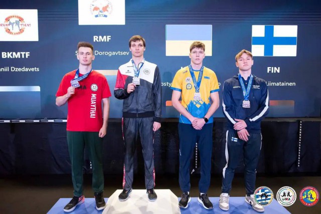 Студенты БГУФК - победители и призеры чемпионата Европы по таиландскому боксу.
