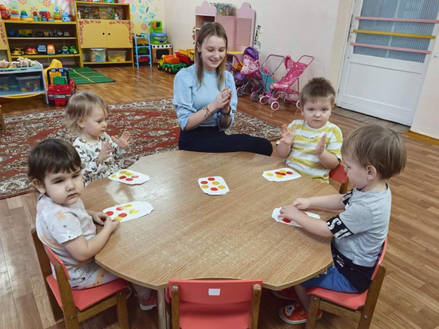 Самые маленькие в нашем детском саду.
