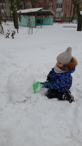 Снежная прогулка.