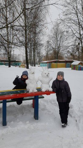 Снежная прогулка.