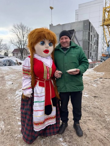 Забота о тех, кто строит будущее. Масленица в ОАО ´Бобруйский завод КПД´.