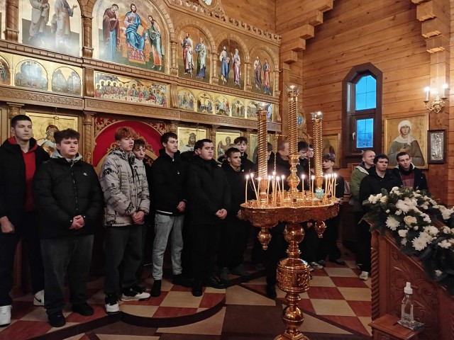 Встреча с настоятелем.