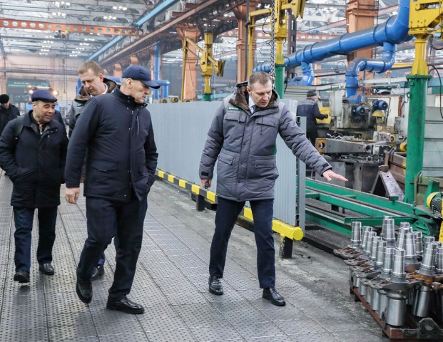 Делегация из Республики Узбекистан на ´Бобруйскагромаш´.