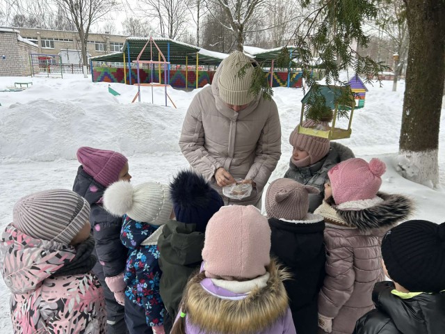 Акция ´Птичья столовая´.
