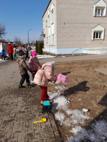 Санитарный день в нашем саду.