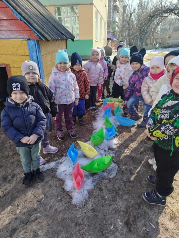 Прощаемся со снегом.