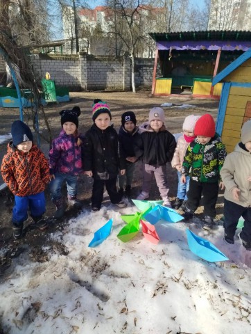 Прощаемся со снегом.