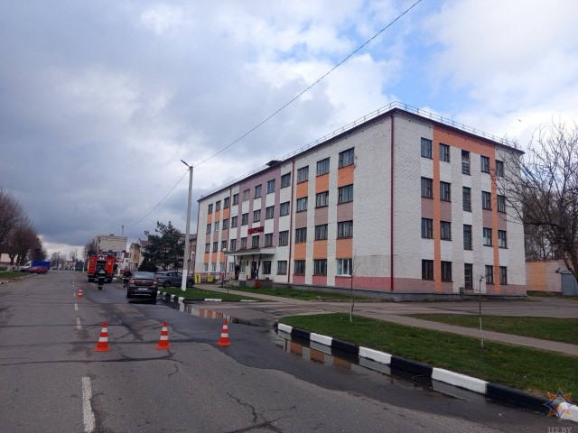 В Быхове горело общежитие.