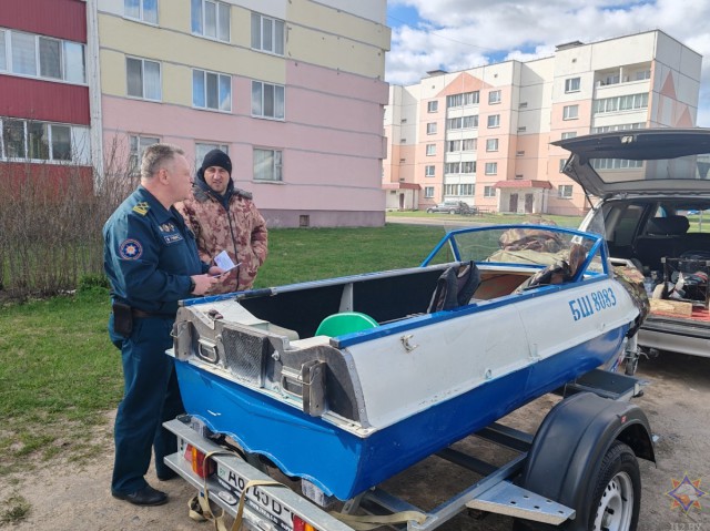 Допуск к использованию маломерных судов на контроле у ´ГИМС´. Кличев.