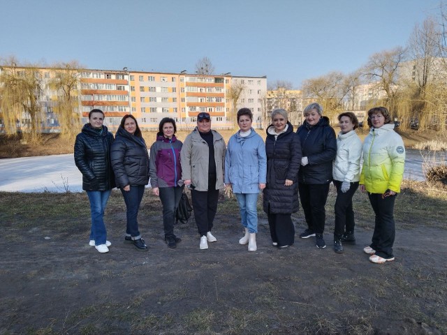 ФОТОФАКТ: в Бобруйске проходит городской субботник.