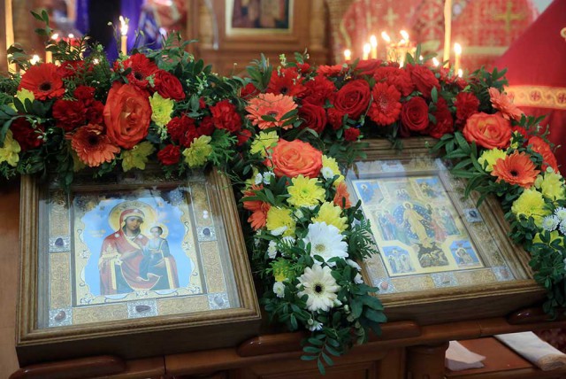Престольный праздник в Иверском храме.