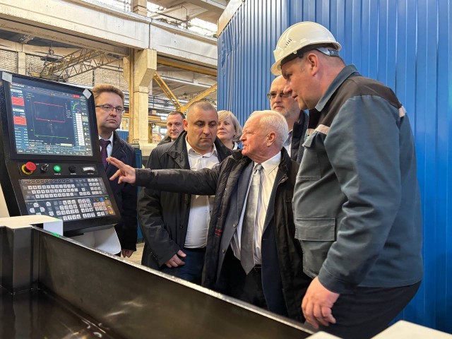 Чрезвычайный и Полномочный Посол Словацкой Республики в Республике Беларусь посетил ОАО ´Могилевлифтмаш´.