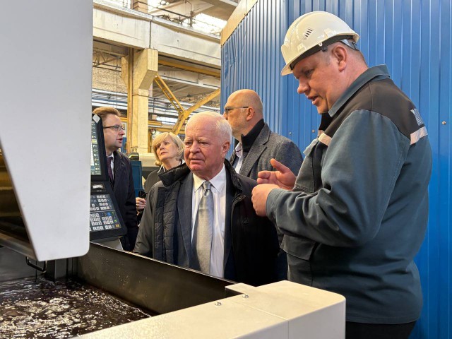 Чрезвычайный и Полномочный Посол Словацкой Республики в Республике Беларусь посетил ОАО ´Могилевлифтмаш´.