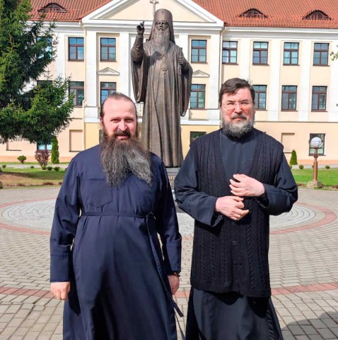 Состоялась встреча епископа Бобруйского и Быховского Серафима с архиепископом Гродненским и Волковысским Антонием.