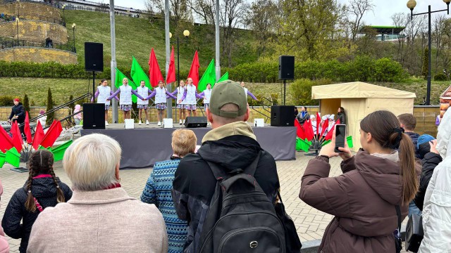 Жители Могилевщины с размахом празднуют Первомай.