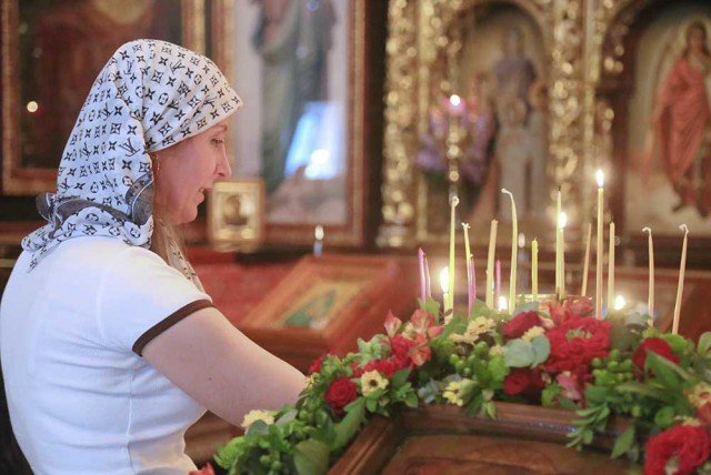 Всенощное бдение в Николо-Софийском храме г. Бобруйска.