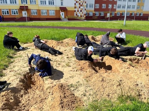 Второй день учебно-полевых сборов.