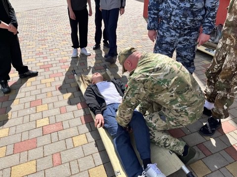 Второй день учебно-полевых сборов.