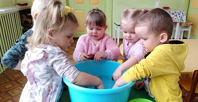 Игры с водой.