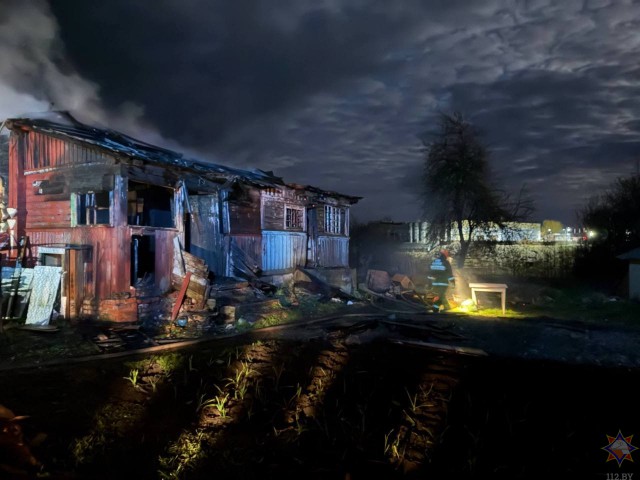 Мужчина погиб при пожаре в Мстиславле.