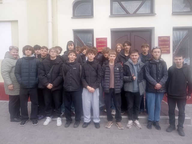 Учащиеся группы 504 посетили краеведческий музей г. Бобруйска.