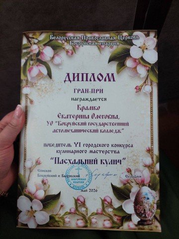 Итоги творческого конкурса ´Пасхальный кулич´.