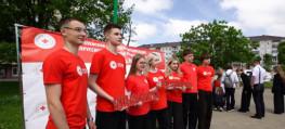 ´105 лет милосердия без границ: в Могилёве прошёл праздник Красного Креста.